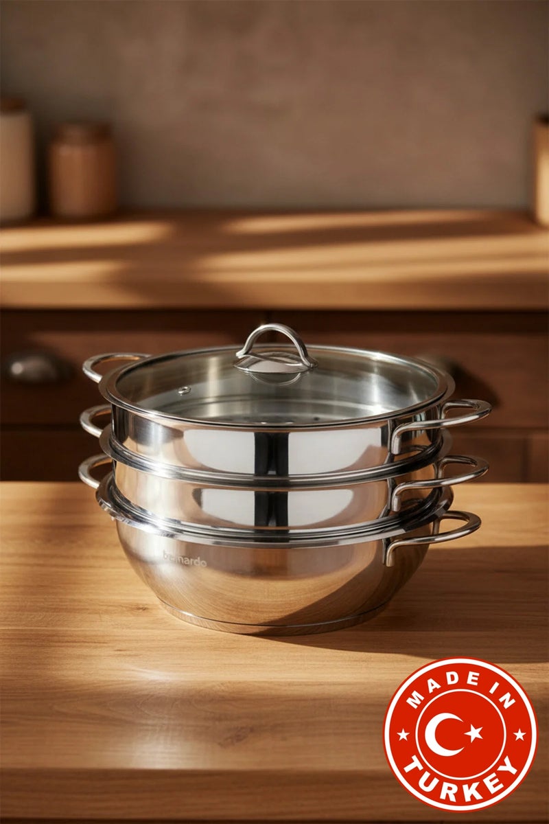 Bernardo Pedro 4 Piece Ravioli Pot Set (Made in Turkey) - Image 1
